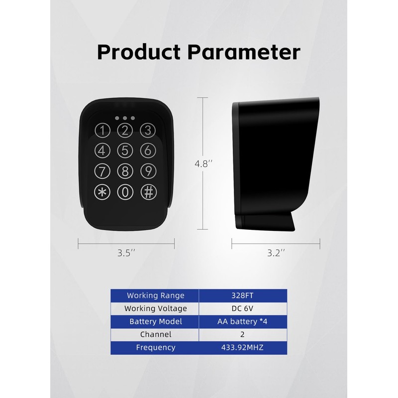 X X-HOUSE Touch Panel Wireless Keypad for X X-HOUSE &