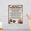 Shawprint Limited MY DOG'S BEDTIME PRAYER RETRO STYLE METAL TIN