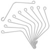 10-Piece Stainless Steel Beehive Spring Clip Connector Set