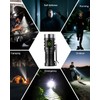 VOLISABER EDC Rechargeable Handheld Flashlight, 1600 Lumens Mini LED Powerful