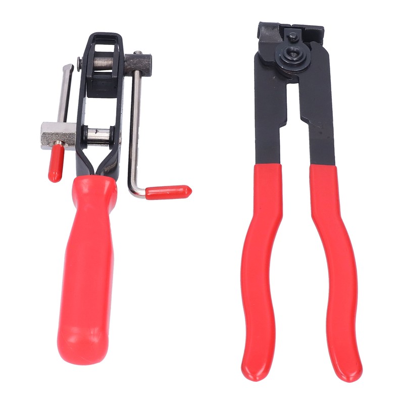 2pcs CV Joint Clamp Set Metal Ear Type Boot Banding