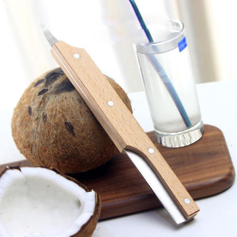 Coconut Opener and Coconut Meat Remover Coconut Cutter Set Kitchen