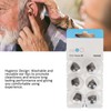 6pcs Silicone Click Sleeve Accessory Protect Ears Washable Sound Amplifier