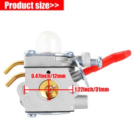 SOAJEE Carburetor Compatible with Homelite UT20682R UT20688 UT20688A UT20688B UT20691R UT20692R UT20693 UT20694 UT20695 UT20696 UT20697 UT20698 UT20699 UT20700 UT20701 UT20702 UT20703 UT20704 UT20705