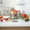 MOLIGOU Glass Trifle Bowl, 110 oz Trifle Bowl with Pedestal,