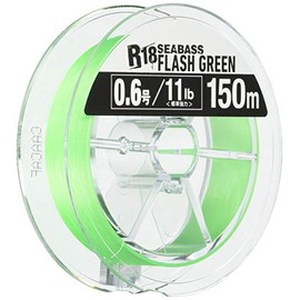 Seaguar Line PE Line Seager R18 Complete Sea Bass Fishing PE Line 150m 0.6 No. 11lb Flash Green