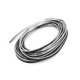 REPAIROCK 8M x 6mm Chrome Silver Tone Flexible Car Decorative Trim Strip Line Auto Replacement Parts