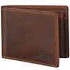 Nestron Men's Wallet with Double Stitching and RFID Protection, Vintage