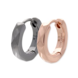 LION HEART Pair of Silver Earrings, For One Ear, 2 Engravable, Present, Couple, Matching