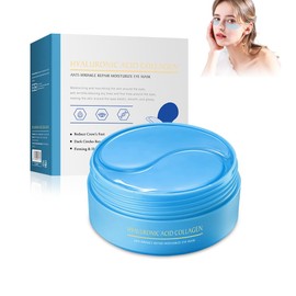 60 Stück Augen-Patches, Kollagen mit Hyaluronsäure, feuchtigkeitsspendende Augenkontur, Entfernung von Augenringen und Taschen, Anti-Falten und Augenringe