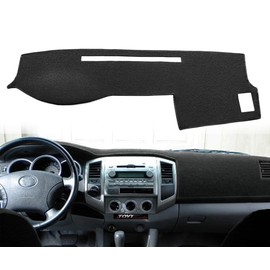 Dashboard Cover Dash Cover Mat Pad Carpet Custom Fit for Toyota Tacoma 2005-2015 (Black.) Y35