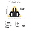 SJUNJIE 2 Pairs of SPD Cleats 6 Degree Floating Cycling