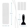 Anti Slip Shower Stickers 24 PCS, Invisible Non-Slip Shower Strips