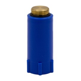 VARIOSAN Construction Plug 14597, Pack of 5, 1/2 Inch, Blue, Brass Thread
