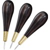 WUTA Leather awl, ebony blackwood & brass awl sewing, leather
