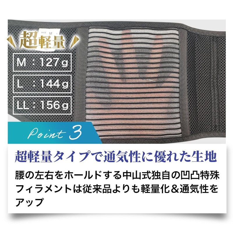 Dr.magico Lumbar Corset Standard Black LL