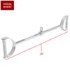 FITNESS MANIAC USA LAT Pulldown Attachments 28" Straight Bar, Neutral