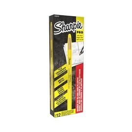 Marcador de cera amarillo Sharpie 12 piezas