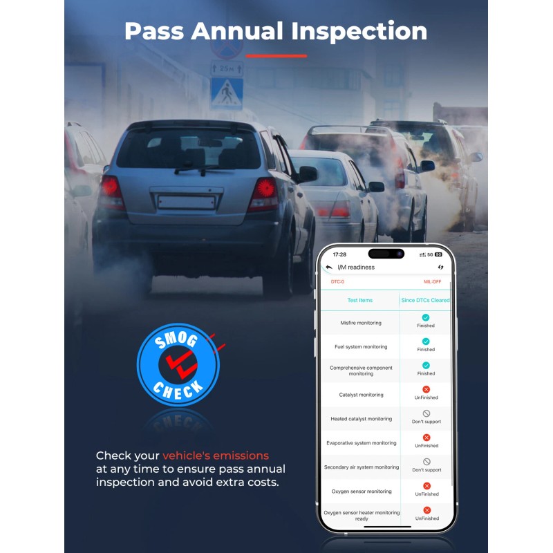AUTOPHIX OBD2 Scanner Reader Bluetooth Wireless Clear Error Code Live