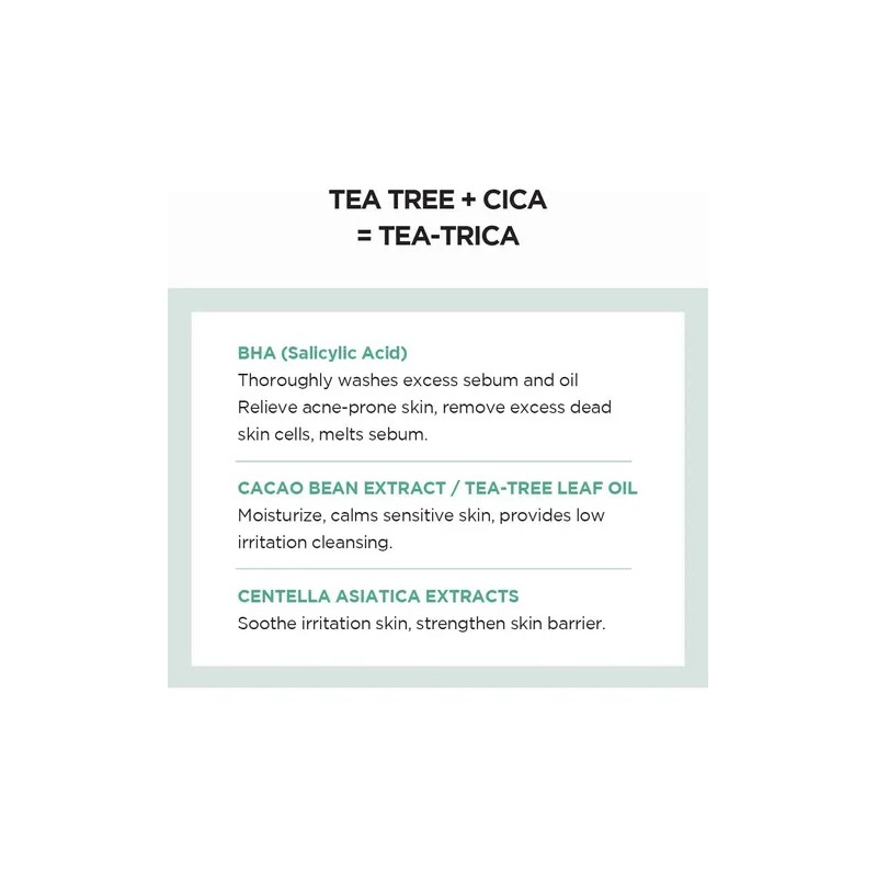 Skin1004 Madagascar Centella Tea-trica Bha Espuma Limpiadora