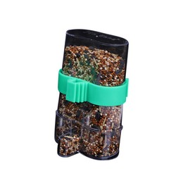 Kisangel 3sets Automatic Bird Drinker Plastic Dual Use Water Feeder Easy to Use 2pcs*3