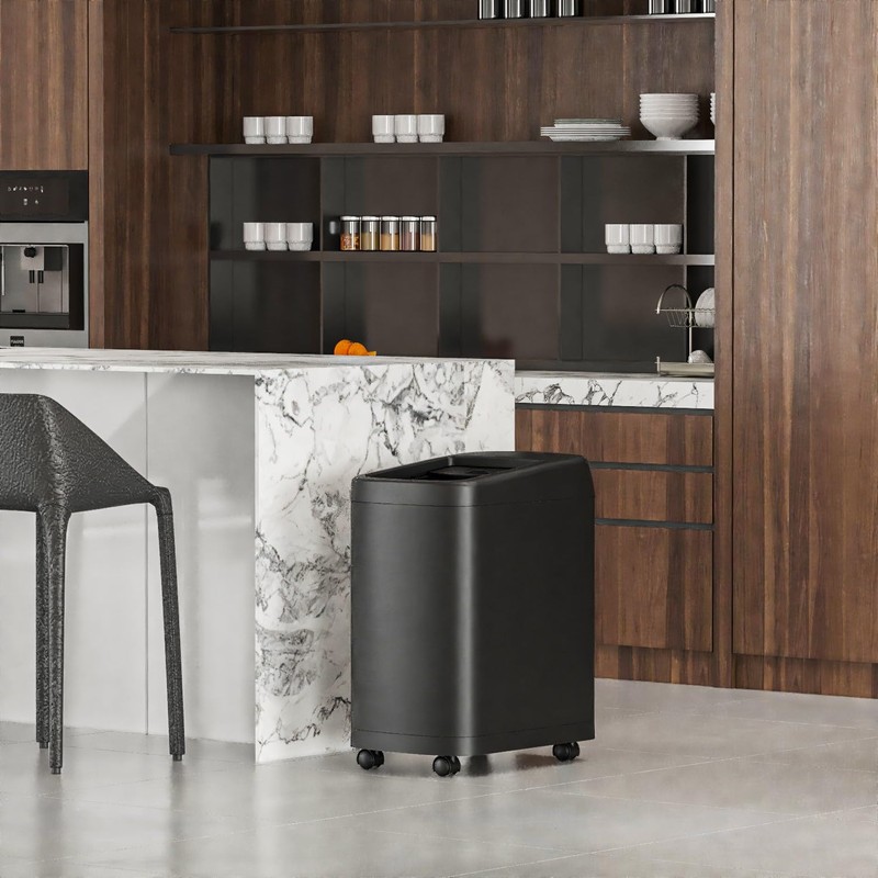 ELLO&ALLO Garbage Can Motion Sensor Trash Can 13 Gallon for