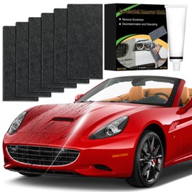 QUANROL Nano Sparkle Cloth Car Scratch Remover – 6-Pack Multi-Purpose Nano Magic Cloths for Repairing Small Scratches & Water Spots – Effective Car Scratch Remover for All Vehicle Colors