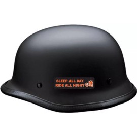 USA Biker Goods Sleep All Day Ride All Night Motorcycle Helmet Stickers