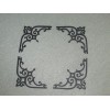 Handmade Decorative Fancy Laser Cut Wood Corners Scrolls set of