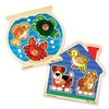 Melissa & Doug Animals Jumbo Knob Wooden Puzzles Set -