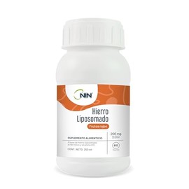 Hierro Liposomado Nin Frutos Rojos Ácido Fólico Vitamina B12 250