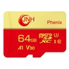 Micro SD Card, 64 GB, JNH, Ultra High Speed 100MB/s