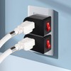 VSEER Grounded Outlet with ON Off Switch (2 Pack), Single