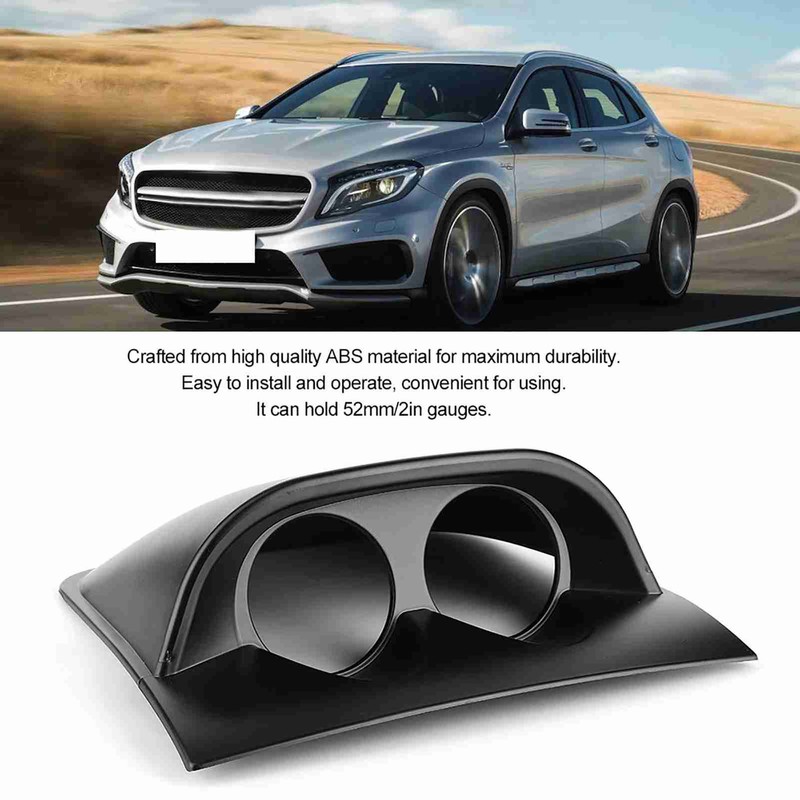 2in Dash Gauge Pod Dual Hole Car Meter Mount Holder