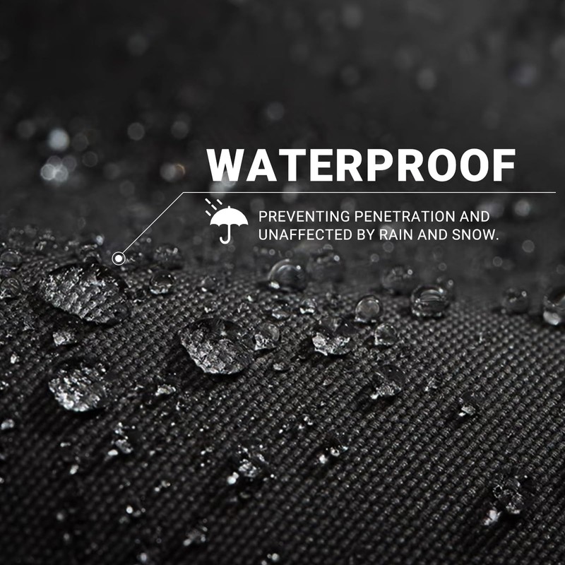 Deck Box Cover Heavy Duty Waterproof Deck Box with Handle,
