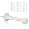 KOVOSCH 16 Pack Solid Rigid Door Stops - Heavy Duty