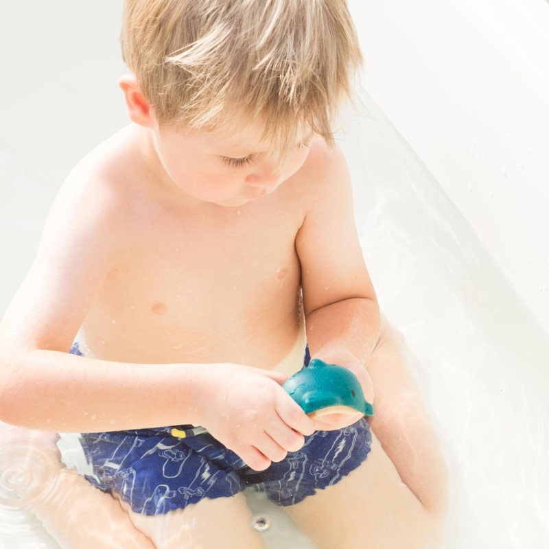 PlanToys® Sea Life Bath Set Wooden Montessori Tactile and Imaginative