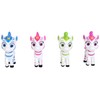 Zoonicorn: 4 Pack Figurines - 2.75" Character Miniatures, Playset Includes