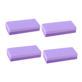FOMIYES Foot Care Scrubber Set 4pcs Double-sided Pedicure Foot File Natural Stone for Dead Skin Removal
