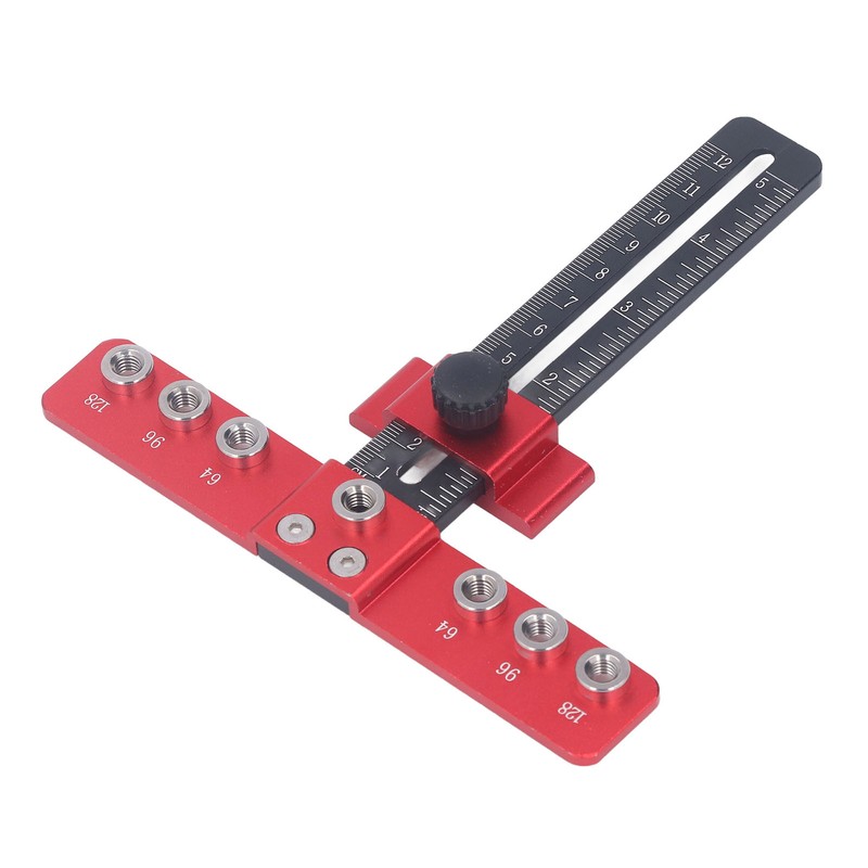 Cabinet Hardware Jig Aluminum Alloy Drawer Pull Drill Guide Adjustable