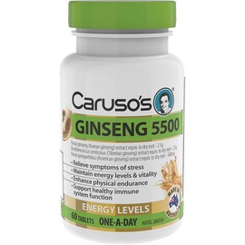 Caruso’s Natural Health Caruso's Ginseng 5500 One A Day Tab x 60
