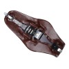 KEEPDSGN Brown Alligator Motorcycle Driver Passenger Two Up Seat for