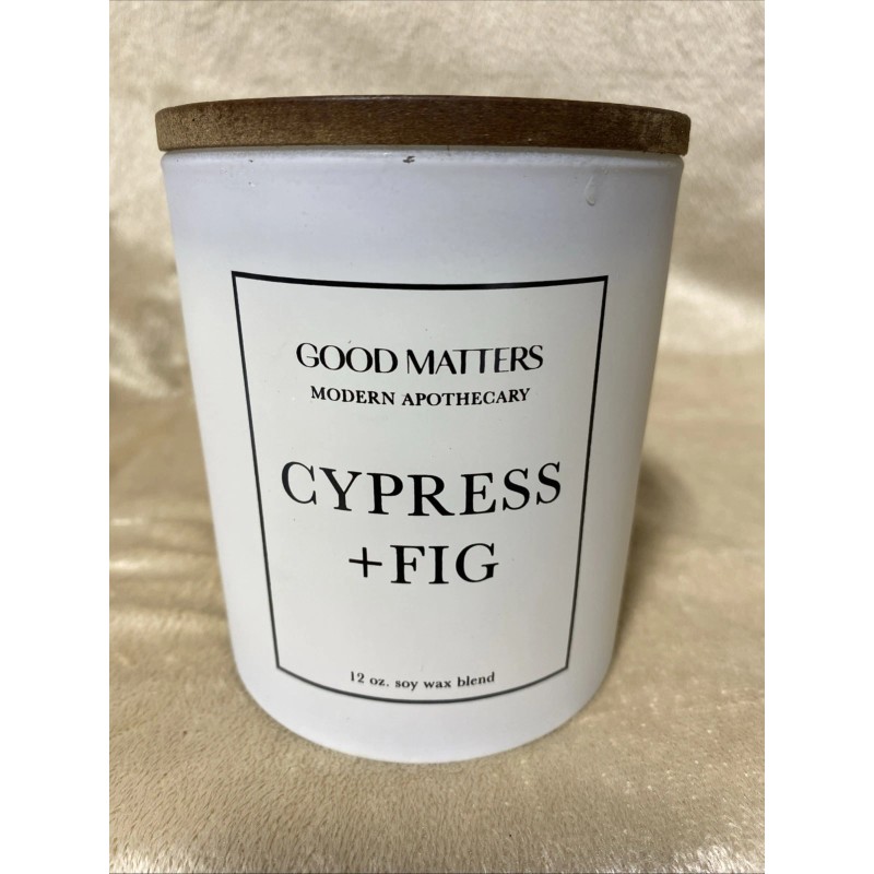 GOOD MATTERS Scented Luxury Candles, Modern Apothecary Gift Set (3