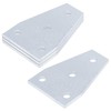 heneng 4 Pcs 4 Hole Flat Tee Plate for 1-5/8"
