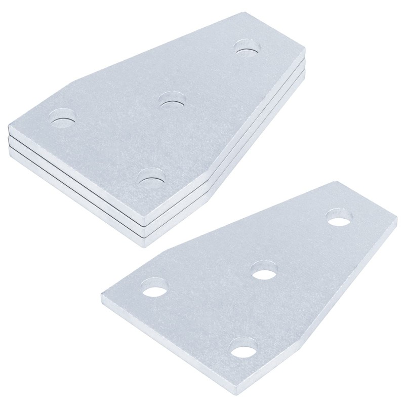 heneng 4 Pcs 4 Hole Flat Tee Plate for 1-5/8"