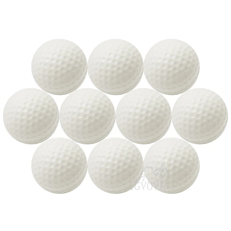 10-Pack Soft Golf Practice Balls for Indoor Swing Training –