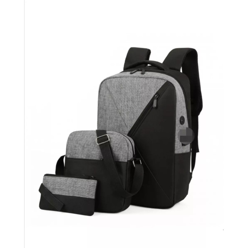 Yuqing Mochila Antirrobo Carga Usb Escolar Laptop Casual 3 Piezas