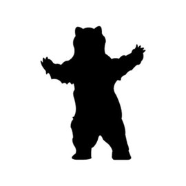 Woodworking Project Paper Plan to Build 6' Growling Grizzly Shadow