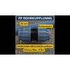 WeltenMarkt PP Pipe Coupling 25mm Compression x Compression DVGW/KIWA/WRAS/SVGW Certified,