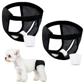 3 x Netz-Hundehosen für Damen, atmungsaktiv, für Welpen, Mädchen, Hygiene-Hosen für den Sommer, Hundewindeln